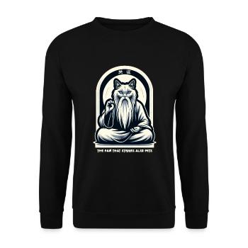 Kung Fu Chinesisches Kung Fu Asiatisches Kung Fu - Unisex Pullover - Schwarz - Vorne - Alina (178cm) & Michal (187cm)