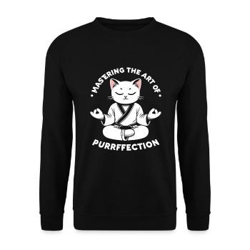 Kung Fu Chinesisches Kung Fu Asiatisches Kung Fu - Unisex Pullover - Schwarz - Vorne - Alina (178cm) & Michal (187cm)
