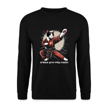 Kung Fu Chinesisches Kung Fu Asiatisches Kung Fu - Unisex Pullover - Schwarz - Vorne - Alina (178cm) & Michal (187cm)
