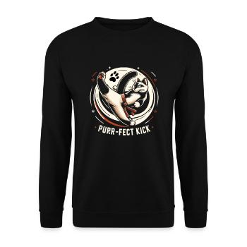 Kung Fu Chinesisches Kung Fu Asiatisches Kung Fu - Unisex Pullover - Schwarz - Vorne - Alina (178cm) & Michal (187cm)