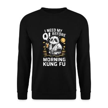 Kung Fu Chinesisches Kung Fu Asiatisches Kung Fu - Unisex Pullover - Schwarz - Vorne - Alina (178cm) & Michal (187cm)