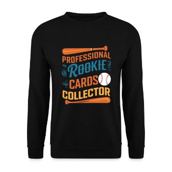 Cartes de Baseball joueur de Baseball Fan de Baseball cadeau - Sweat-shirt Unisexe - noir - Devant - Alina (178cm) & Michal (187cm)