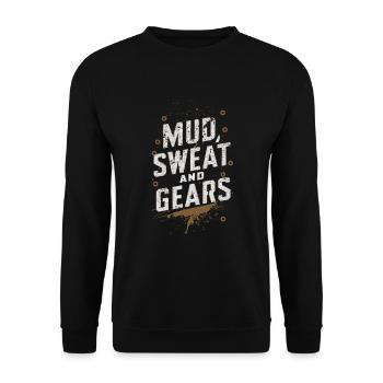 Tracteur tirant un tracteur Tracteur tirant un tracteur Power Farm - Sweat-shirt Unisexe - noir - Devant - Alina (178cm) & Michal (187cm)