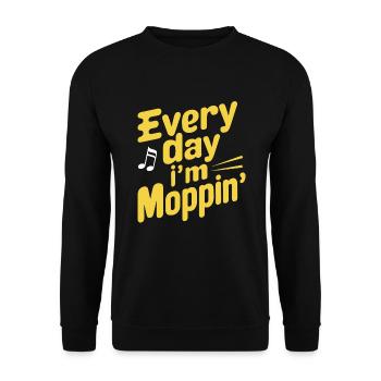 School administrators School staff Caretakers - Unisex Sweatshirt - black - Front - Alina (178cm) & Michal (187cm)