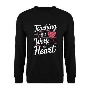 Sonderpädagogik-lehrer „sped Teacher Inclusion“ - Unisex Sweatshirt - black - Front - Alina (178cm) & Michal (187cm)