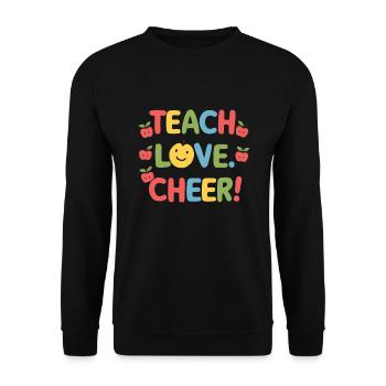Special Education Teacher "sped Teacher Inclusion" - Unisex Sweatshirt - black - Front - Alina (178cm) & Michal (187cm)