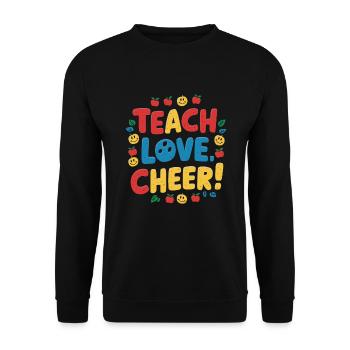 Special Education Teacher "sped Teacher Inclusion" - Unisex Sweatshirt - black - Front - Alina (178cm) & Michal (187cm)