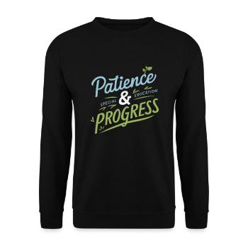Sonderpädagogik-lehrer „sped Teacher Inclusion“ - Unisex Sweatshirt - black - Front - Alina (178cm) & Michal (187cm)
