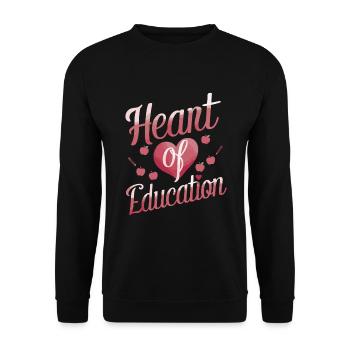 Sonderpädagogik-lehrer „sped Teacher Inclusion“ - Unisex Sweatshirt - black - Front - Alina (178cm) & Michal (187cm)