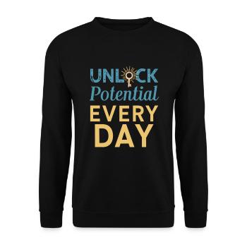 Sonderpädagogik-lehrer „sped Teacher Inclusion“ - Unisex Sweatshirt - black - Front - Alina (178cm) & Michal (187cm)