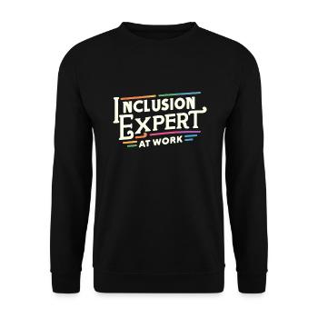 Sonderpädagogik-lehrer „sped Teacher Inclusion“ - Unisex Sweatshirt - black - Front - Alina (178cm) & Michal (187cm)