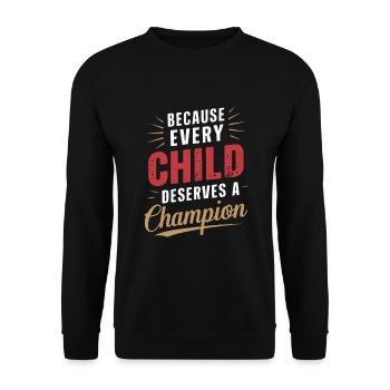 Sonderpädagogik-lehrer „sped Teacher Inclusion“ - Unisex Sweatshirt - black - Front - Alina (178cm) & Michal (187cm)