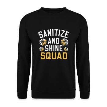 School administrators School staff Caretakers - Unisex Sweatshirt - black - Front - Alina (178cm) & Michal (187cm)