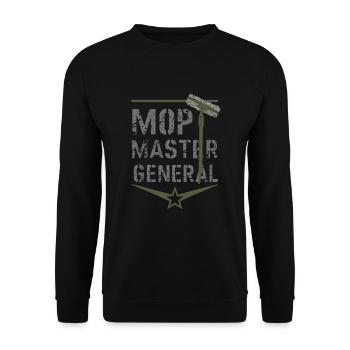 School administrators School staff Caretakers - Unisex Sweatshirt - black - Front - Alina (178cm) & Michal (187cm)