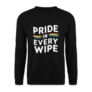 School administrators School staff Caretakers - Unisex Sweatshirt - black - Front - Alina (178cm) & Michal (187cm)