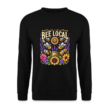 Marché fermier Agriculture Agriculture Alimentation - Sweat-shirt Unisexe - noir - Devant - Alina (178cm) & Michal (187cm)