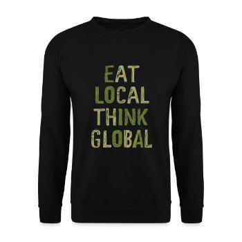 Marché fermier Agriculture Agriculture Alimentation - Sweat-shirt Unisexe - noir - Devant - Alina (178cm) & Michal (187cm)