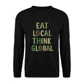Marché fermier Agriculture Agriculture Alimentation - Sweat-shirt Unisexe - noir - Devant - Alina (178cm) & Michal (187cm)