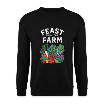 Marché fermier Agriculture Agriculture Alimentation - Sweat-shirt Unisexe - noir - Devant - Alina (178cm) & Michal (187cm)