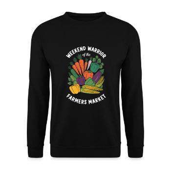 Marché fermier Agriculture Agriculture Alimentation - Sweat-shirt Unisexe - noir - Devant - Alina (178cm) & Michal (187cm)