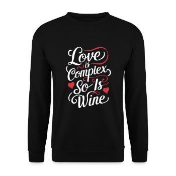Polyamorous Community Polyamorous Parenting - Unisex Sweatshirt - black - Front - Alina (178cm) & Michal (187cm)