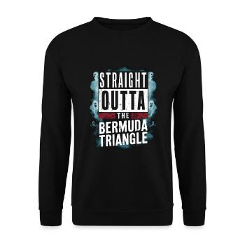 Mysterious disappearances in the Bermuda Triangle - Unisex Sweatshirt - black - Front - Alina (178cm) & Michal (187cm)