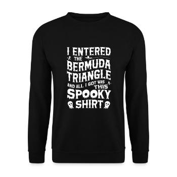 Mysterious disappearances in the Bermuda Triangle - Unisex Sweatshirt - black - Front - Alina (178cm) & Michal (187cm)