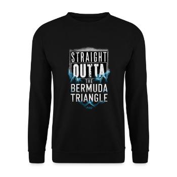 Mysterious disappearances in the Bermuda Triangle - Unisex Sweatshirt - black - Front - Alina (178cm) & Michal (187cm)