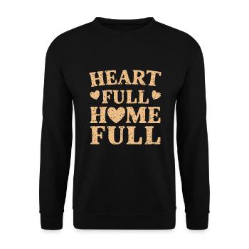 Polyamorous Community Polyamorous Parenting - Unisex Sweatshirt - black - Front - Alina (178cm) & Michal (187cm)