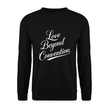 Polyamorous Community Polyamorous Parenting - Unisex Sweatshirt - black - Front - Alina (178cm) & Michal (187cm)