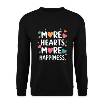 Polyamorous Community Polyamorous Parenting - Unisex Sweatshirt - black - Front - Alina (178cm) & Michal (187cm)