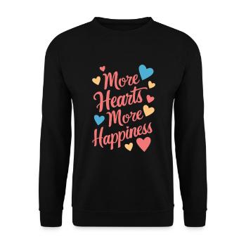 Polyamorous Community Polyamorous Parenting - Unisex Sweatshirt - black - Front - Alina (178cm) & Michal (187cm)