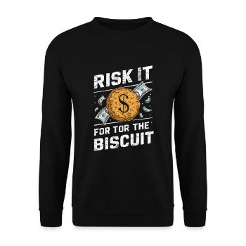Börsenhändler, Forex-händler, Anlegerhandel - Unisex Pullover - Schwarz - Vorne - Alina (178cm) & Michal (187cm)