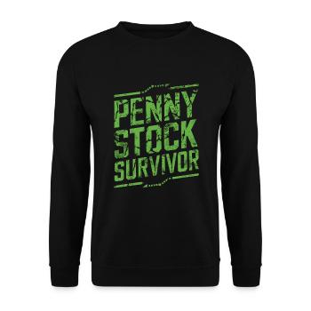 Börsenhändler, Forex-händler, Anlegerhandel - Unisex Pullover - Schwarz - Vorne - Alina (178cm) & Michal (187cm)