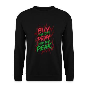Börsenhändler, Forex-händler, Anlegerhandel - Unisex Pullover - Schwarz - Vorne - Alina (178cm) & Michal (187cm)