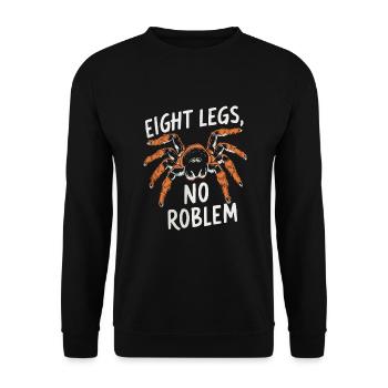 Pet Spider, Tarantula, Spider Lover - Unisex Sweatshirt - black - Front - Alina (178cm) & Michal (187cm)
