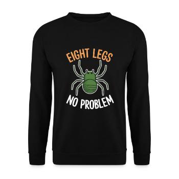 Pet Spider, Tarantula, Spider Lover - Unisex Sweatshirt - black - Front - Alina (178cm) & Michal (187cm)