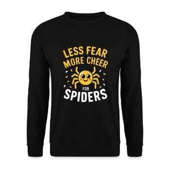 Pet Spider, Tarantula, Spider Lover - Unisex Sweatshirt - black - Front - Alina (178cm) & Michal (187cm)