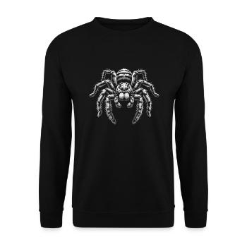 Pet Spider, Tarantula, Spider Lover - Unisex Sweatshirt - black - Front - Alina (178cm) & Michal (187cm)