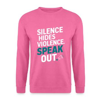 Sensibilisierung Für Häusliche Gewalt - Unisex Pullover - Pink - Vorne