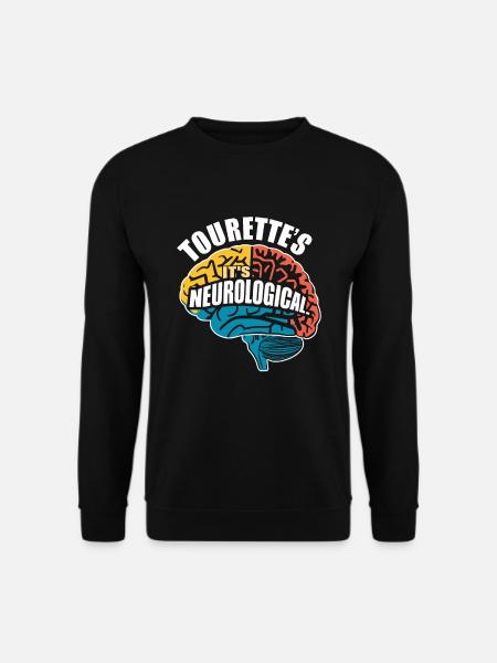 Tourette's Syndrome Awareness Neurodiverse - Unisex Sweatshirt - black
