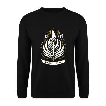 Musique chorale Chant religieux Musique confessionnelle - Sweat-shirt Unisexe - noir - Devant - Alina (178cm) & Michal (187cm)
