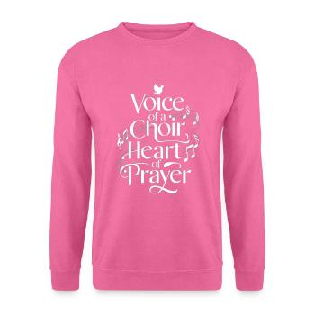 Chormusik Religiöser Gesang Glaubensbasierte Musik - Unisex Pullover - Pink - Vorne