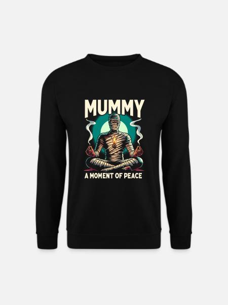 Ghost Monster Meditation, Mindfulness, - Unisex Sweatshirt - black