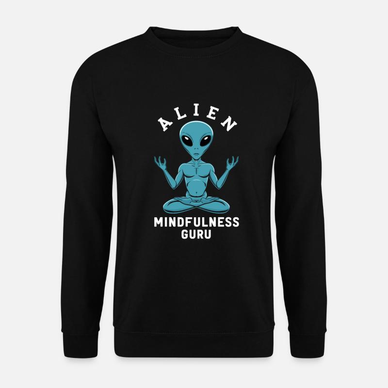 meditation, mindfulness, relaxation and - Unisex Sweatshirt - black