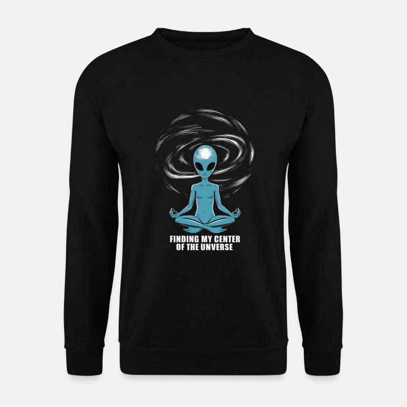 meditation, mindfulness, relaxation and - Unisex Sweatshirt - black