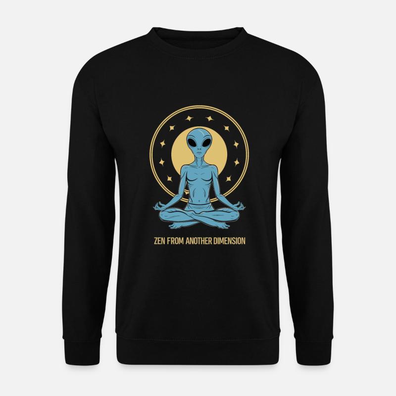 méditation, pleine conscience, relaxation et - Sweat-shirt Unisexe - noir