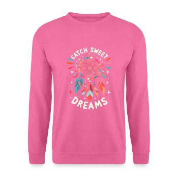 Attrape-rêves Attrape-rêves spirituel bohème - Sweat-shirt Unisexe - rose - Devant