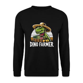 Bonsai Master T-Rex Dinosaur Gardening for - Unisex Sweatshirt - black - Front - Alina (178cm) & Michal (187cm)