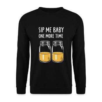 Vorteile Von Kombucha Für Brewer Maker Tea Lover - Unisex Pullover - Schwarz - Vorne - Alina (178cm) & Michal (187cm)